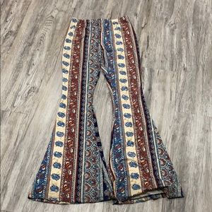 boho bell pants